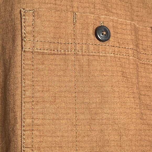 C.E. Schmidt Workwear Mens Brown Long-Sleeve Workwear Shirt 3XL Cotton Durable - Picture 14 of 15